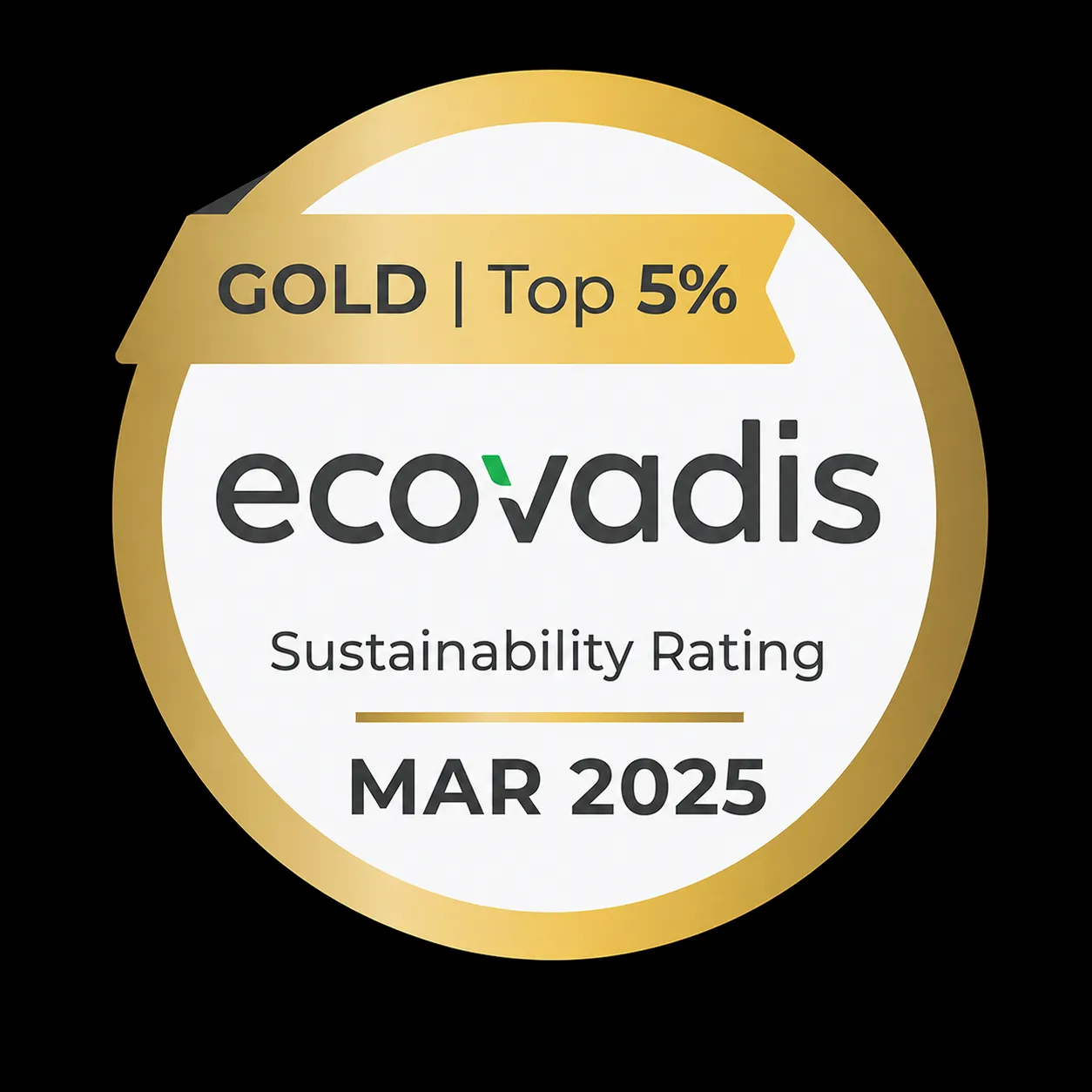 EcoVadis Gold Certification (Parador)